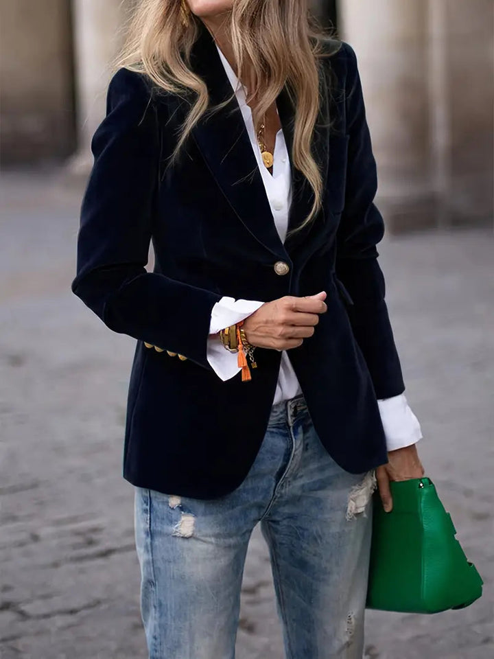Aurora | Women's Luxurious Timeless Velvet Blazer