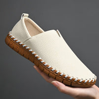 Matteo | Leather Cushioned Everyday Slip-On Loafers