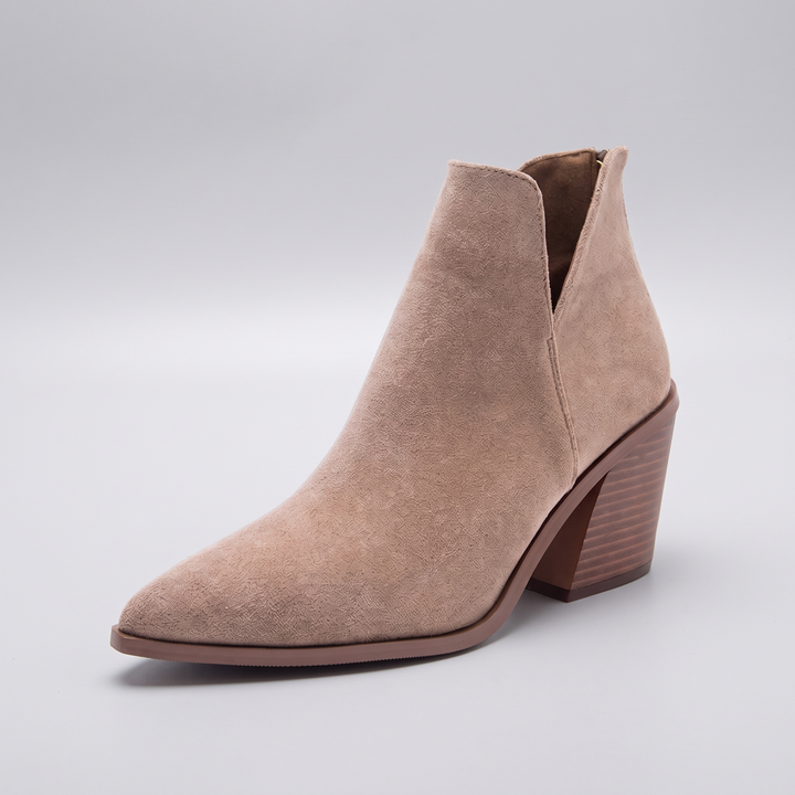 Sienna | Country Pointed-Toe Block-Heel Ankle Boots - Image 3
