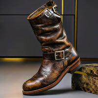 Bennett | Retro Leather Vintage Boots