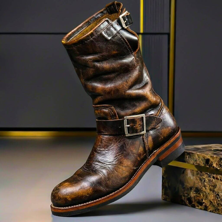 Bennett | Retro Leather Vintage Boots