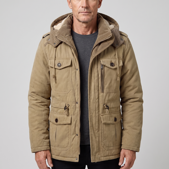 Valtor | Hooded Winter Coat – Practical Style for Men