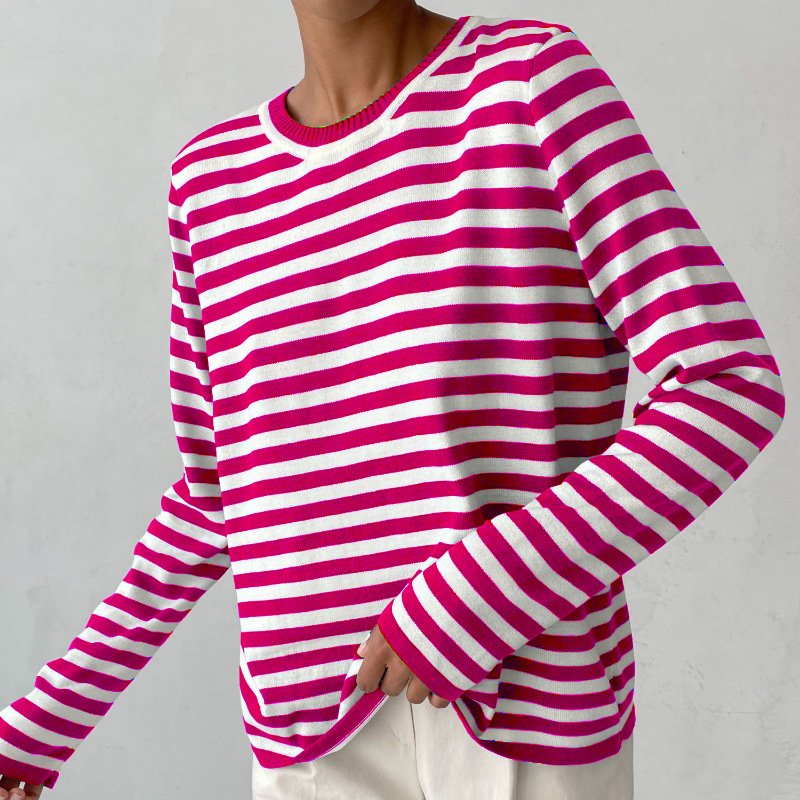 Marina | Nautical Striped Cotton Sweater