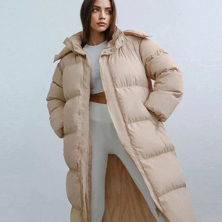 Miraa | Oversized Quilted Long Puffer Coat for Women