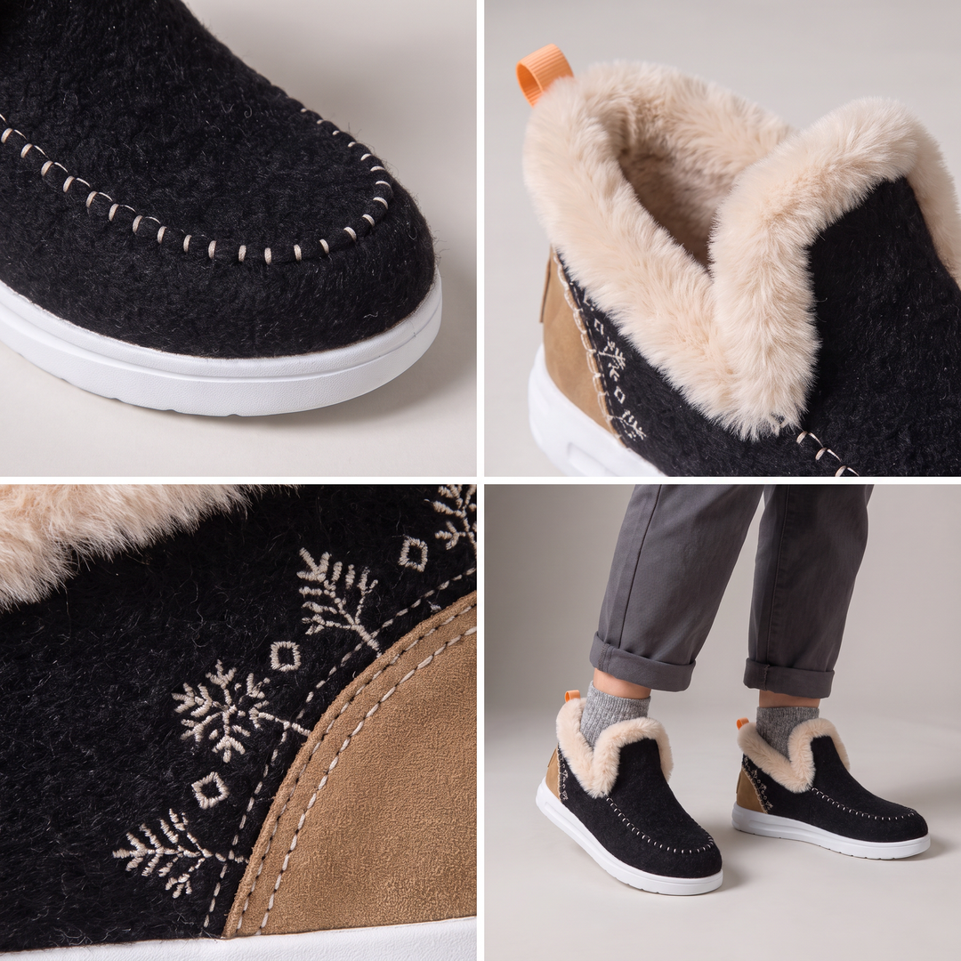 Wynter | Slip-On Boots – Fleece-Lined Winter Comfort for Women