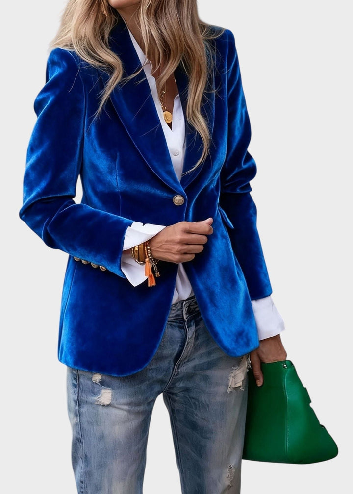 Clara | Women's Elegant Single-Button Tailored Blazer