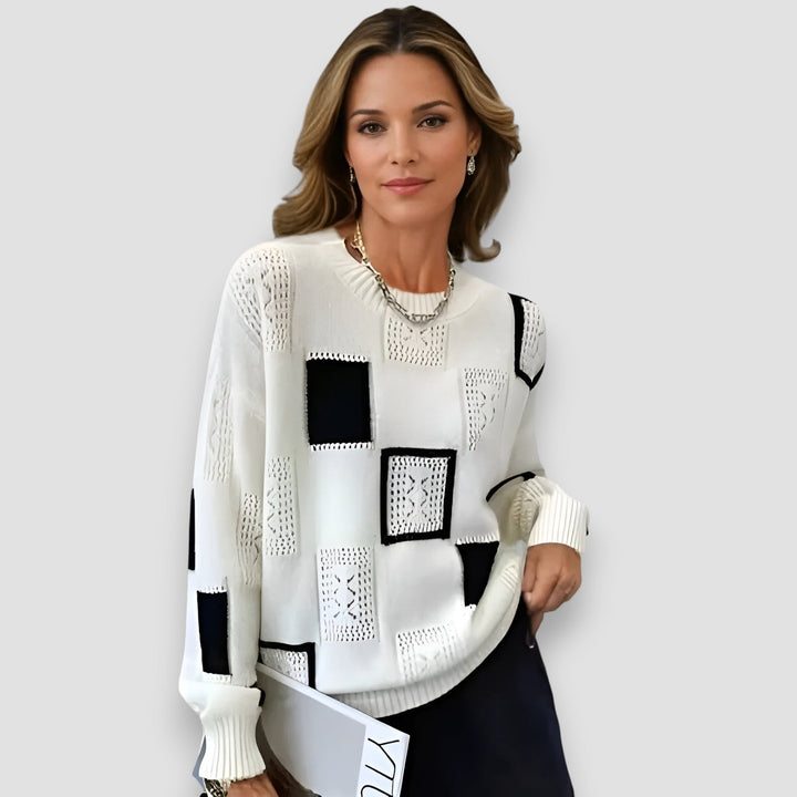 Sylvara | Maglione in maglia dal motivo elegante