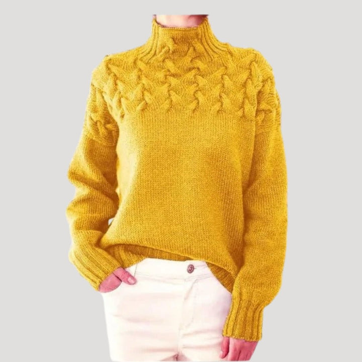 Colette | Cable Knit Turtleneck Sweater