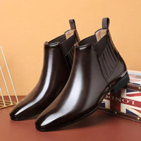 Edwina | Women's Elegant Pointed Toe Chelsea Ankle Boots