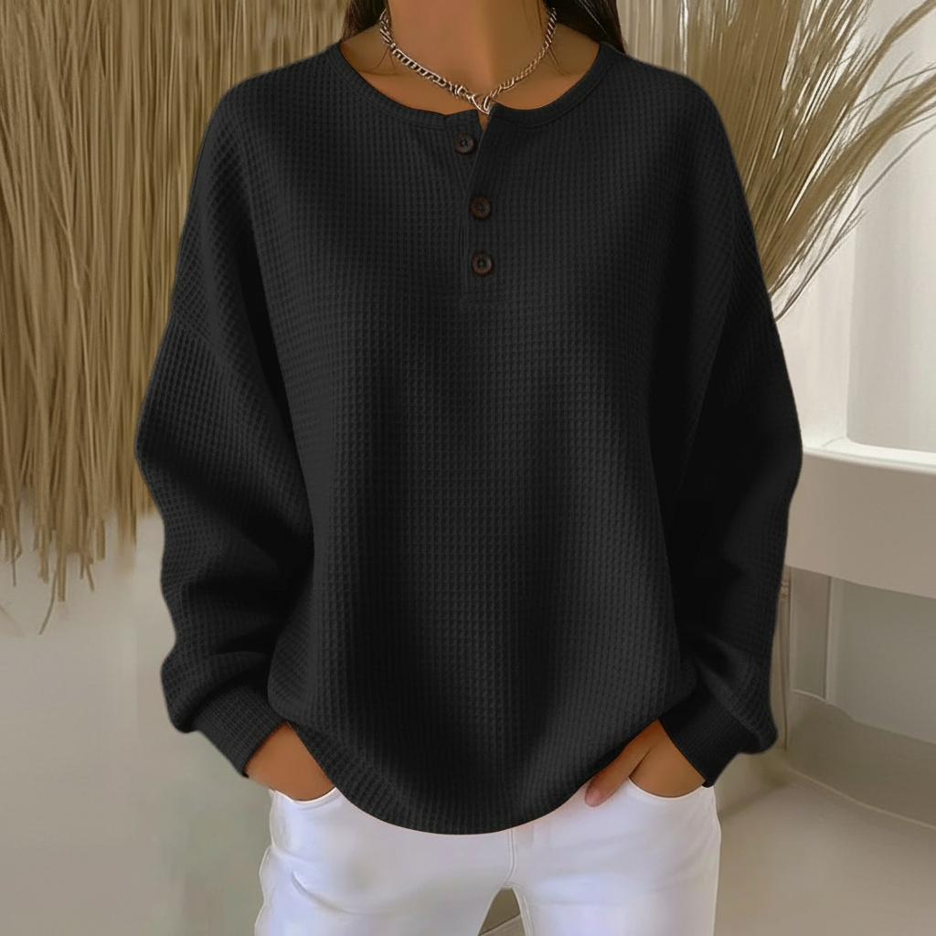 Aloura | Maglione in maglia waffle testurizzata dalla vestibilità comoda