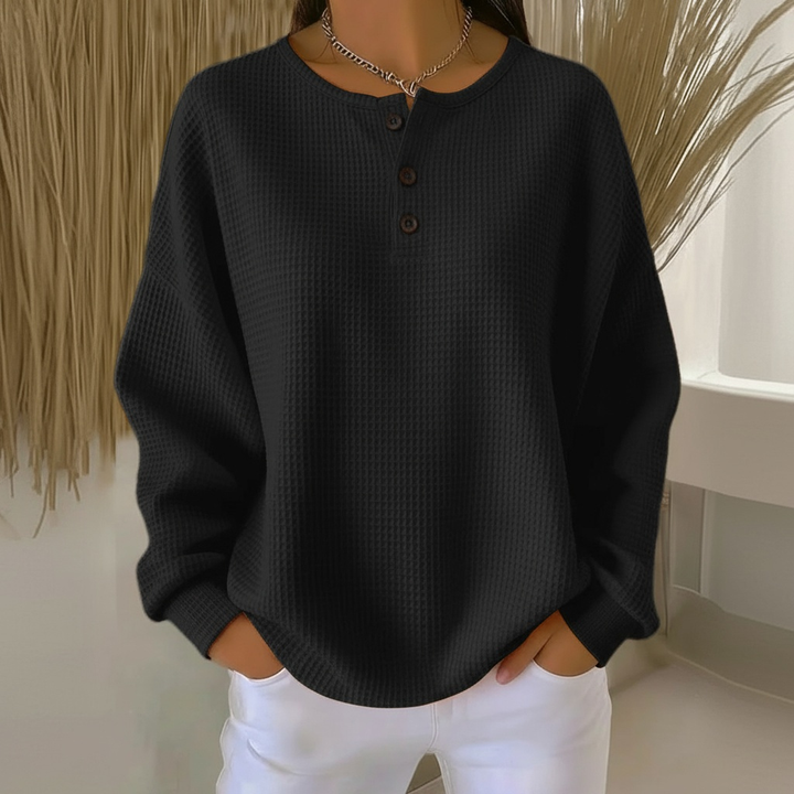 Aloura | Maglione in maglia waffle testurizzata dalla vestibilità comoda