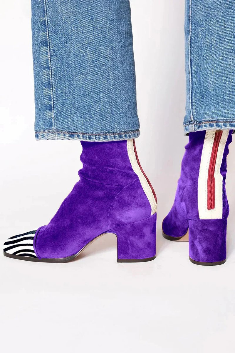 Velmira | Women's Bold Suede Leopard-Toe Ankle Boots