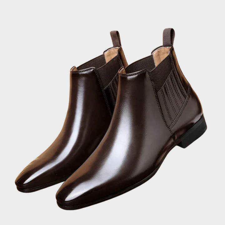 Edwina | Women's Elegant Pointed Toe Chelsea Ankle Boots