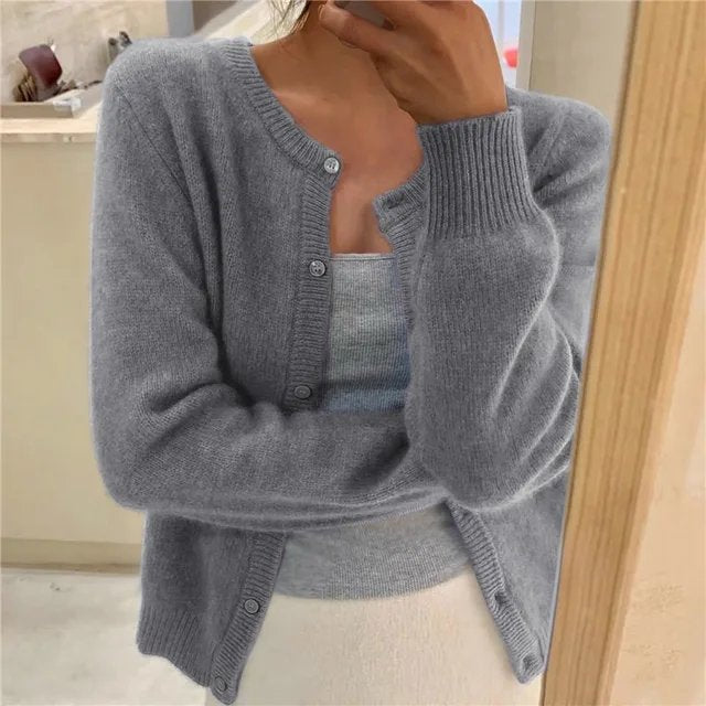 Lucienne | Strickjacke mit Knopfleiste vorn