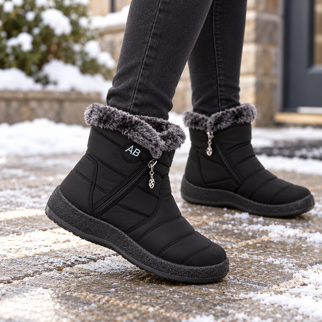 Lunavia | Ankle Boots – Plush-Lined Water-Repellent Style for Women