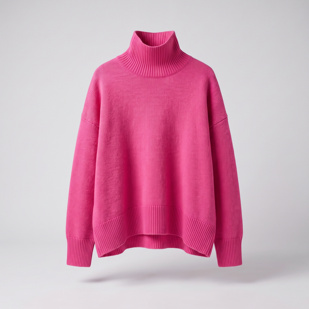 Aria | Oversized Turtleneck Sweater for Effortless Style