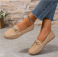 Elise | Klassische Damen-Loafer aus Leder zum Hineinschlüpfen