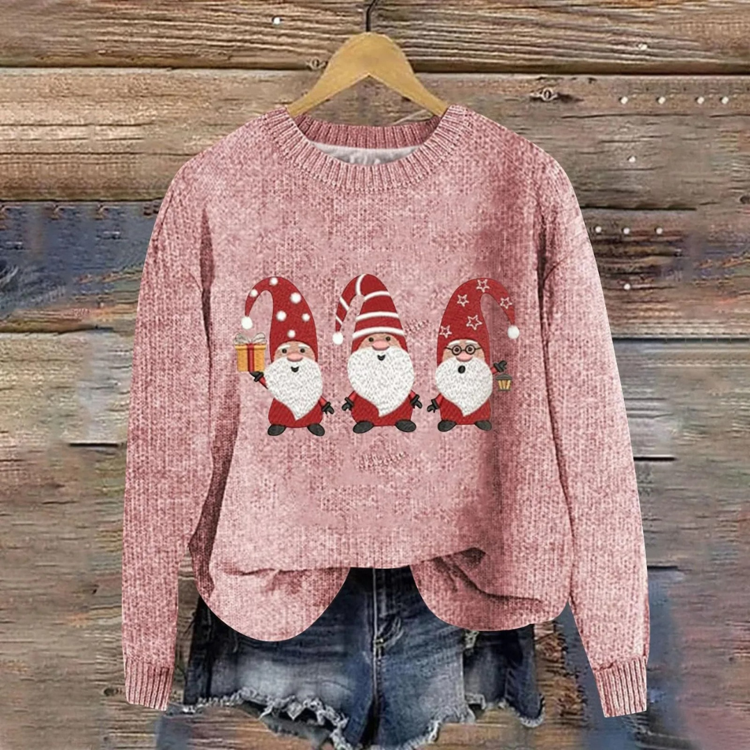 Angelika | Christmas Sweater with Santa Design for Everyone