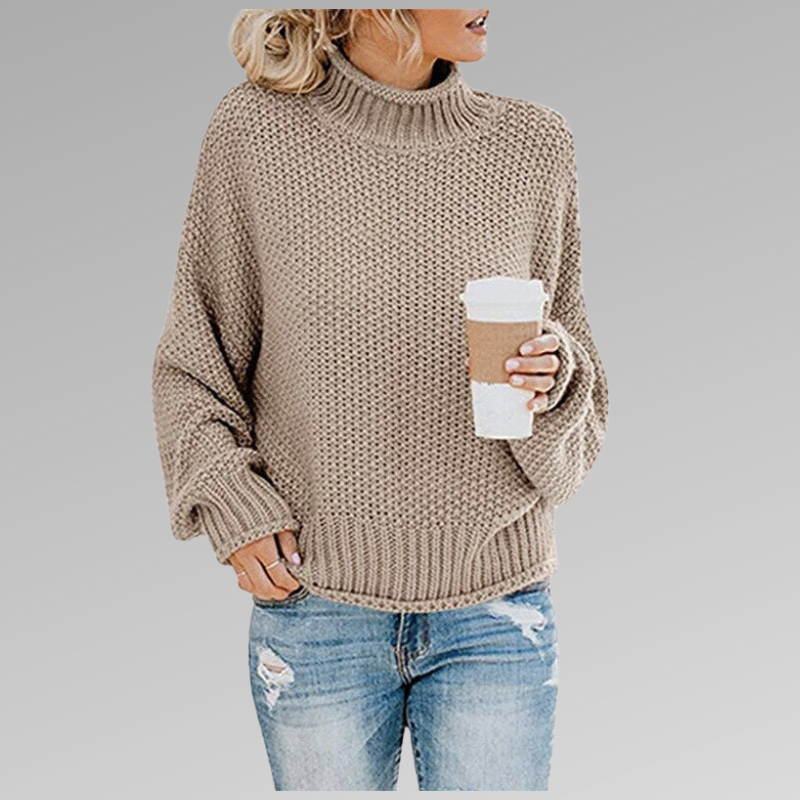 Victoria | Strickpullover mit Stehkragen