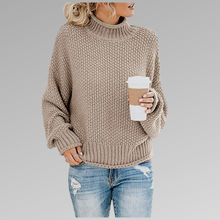 Victoria | Strickpullover mit Stehkragen