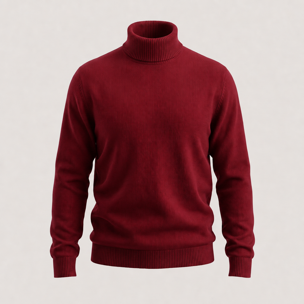 Northpeak | Merino Turtleneck Sweater – Refined Warmth for Men