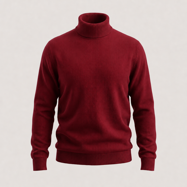 Northpeak | Merino Turtleneck Sweater – Refined Warmth for Men