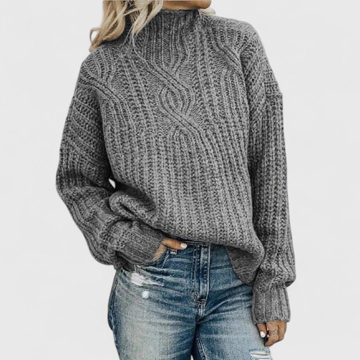 Natalie | Classic Cable Knit Sweater