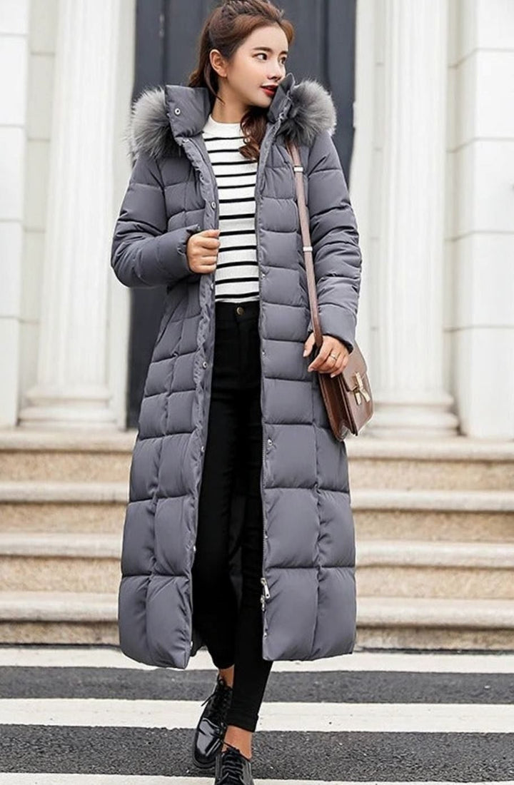 Pavella | Puffer Coat – Maxi Quilted Style for Women