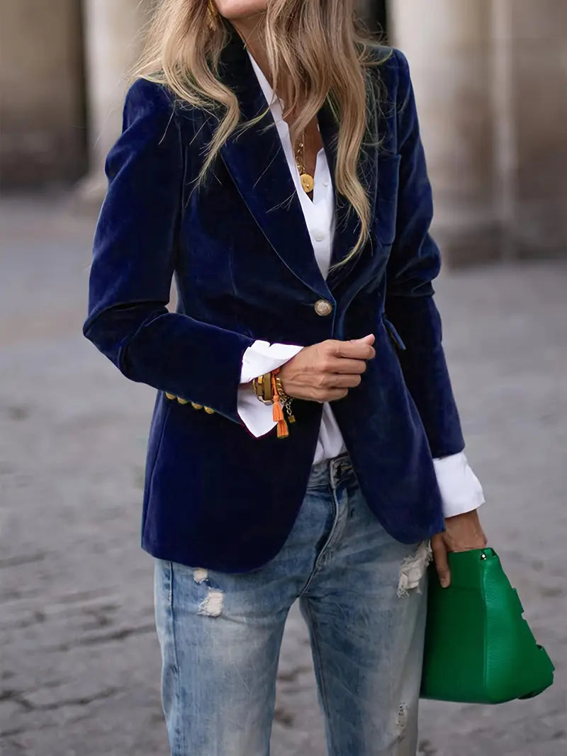 Aurora | Women's Luxurious Timeless Velvet Blazer