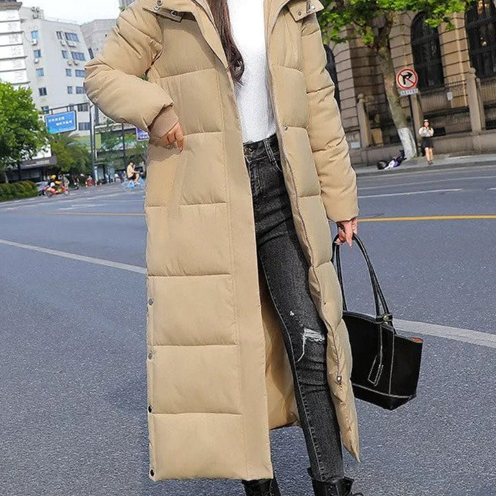 York Fashion | Long Puffer Coat – Quilted Maxi Style for Women