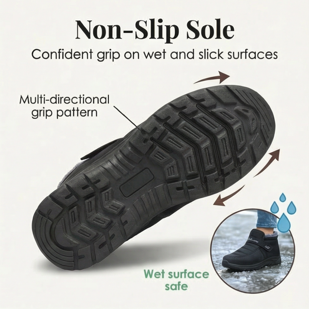 Cozara | Fur Lined Winter Boots – Slip On Design for Comfort