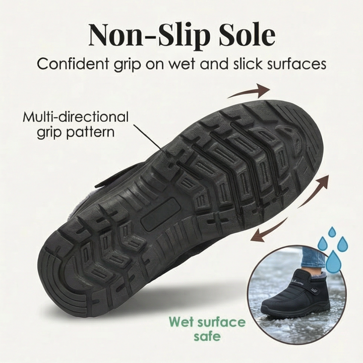 Cozara | Fur Lined Winter Boots – Slip On Design for Comfort