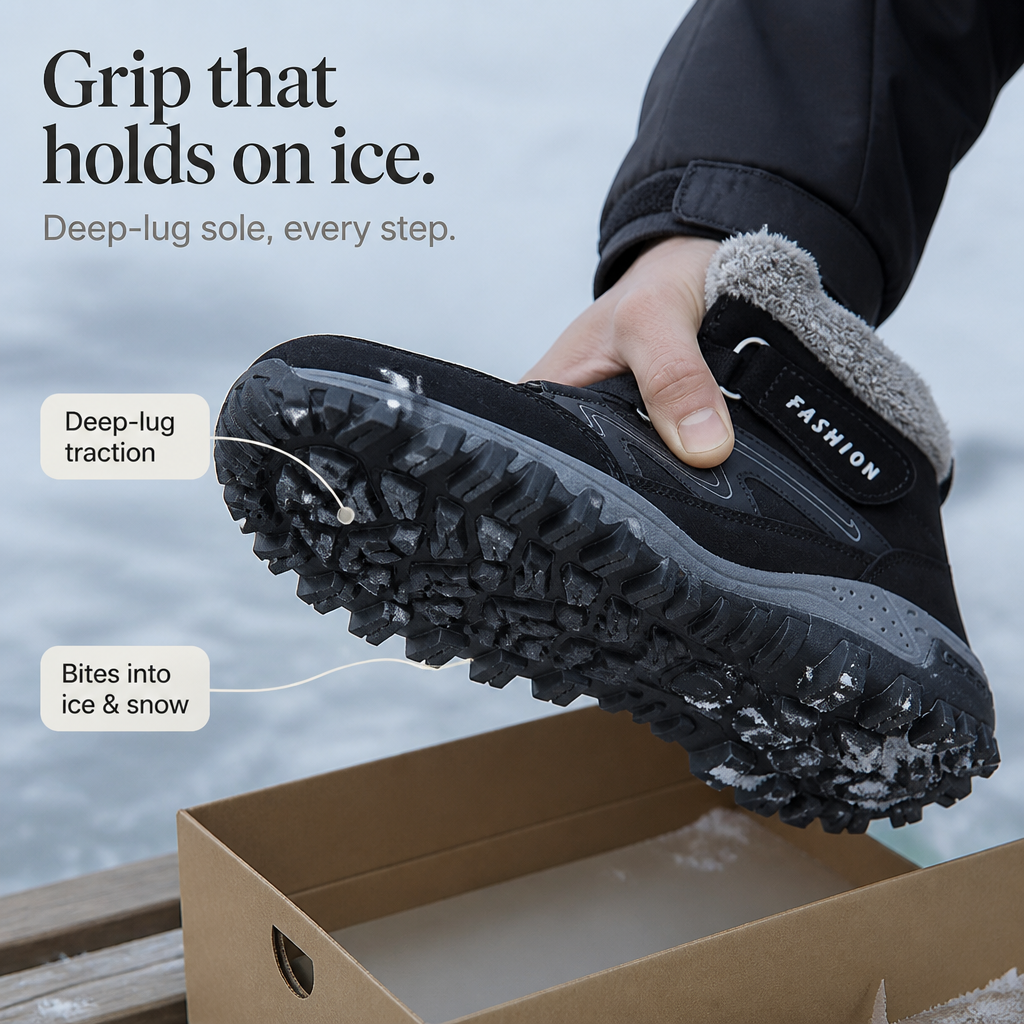 Cozystep | Non-Slip Ankle Boots for All-Day Comfort