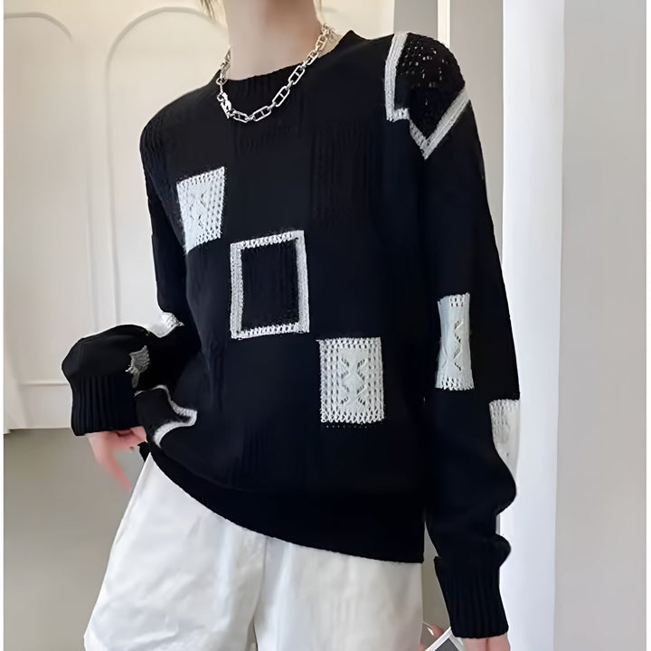 Sylvara | Maglione in maglia dal motivo elegante