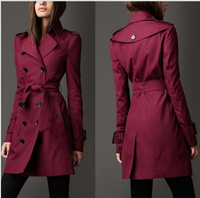 Vivian | Women's Elegant Slim Double-Breasted Trench Coat