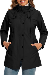 Helena | Fleece-Lined Waterproof Hooded Rain Jacket