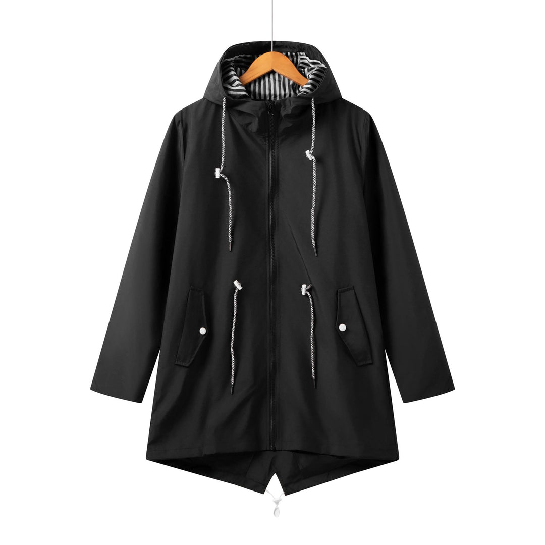 Sophia | Waterproof Hooded Trench Coat for Women – Versatile Everyday Style