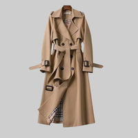 Nora | Trench classico doppiopetto da donna con cintura