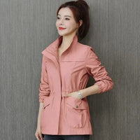 Elara | Cinched-Waist Lightweight Rain Jacket