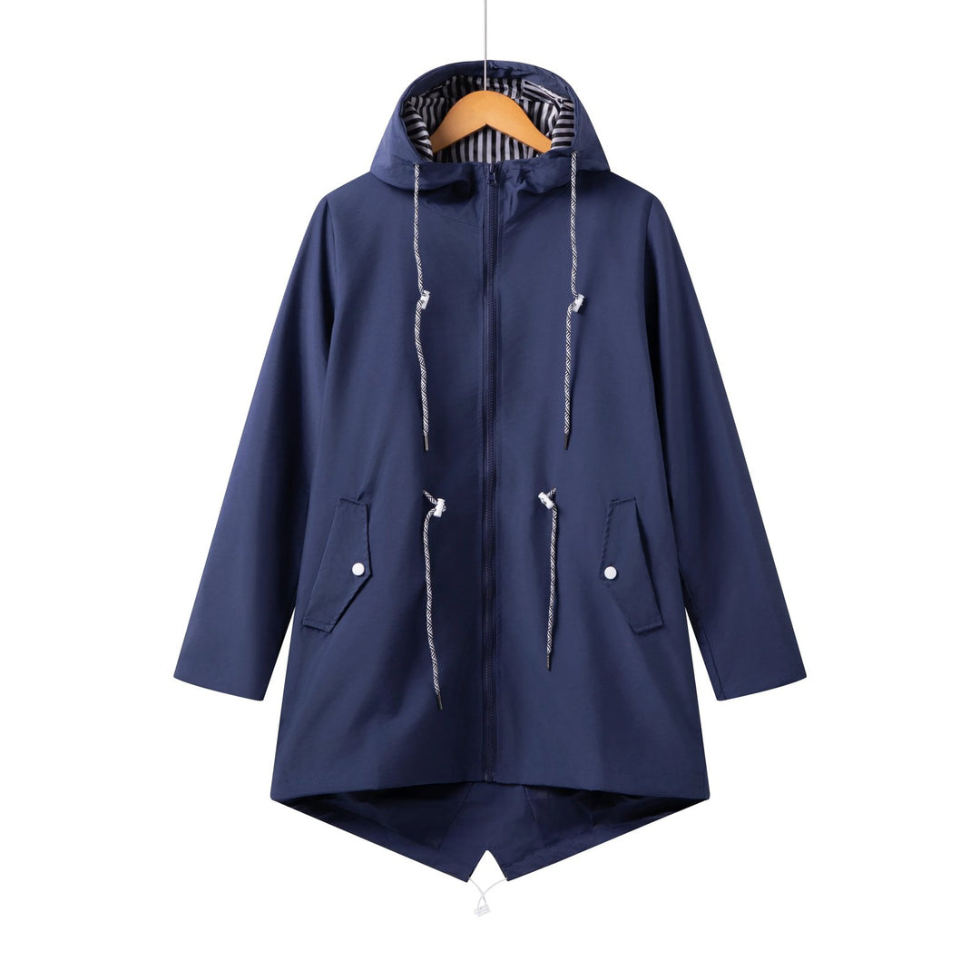 Sophia | Waterproof Hooded Trench Coat for Women – Versatile Everyday Style