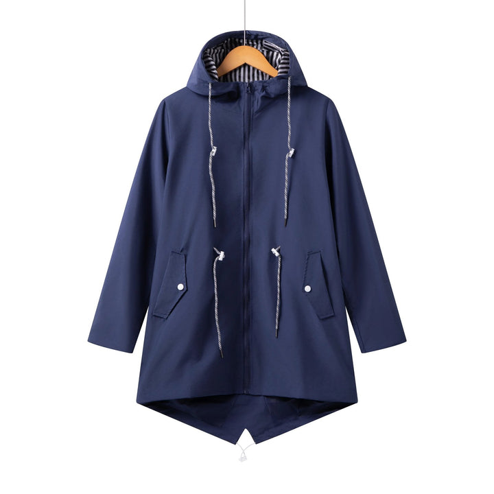 Sophia | Waterproof Hooded Trench Coat for Women – Versatile Everyday Style