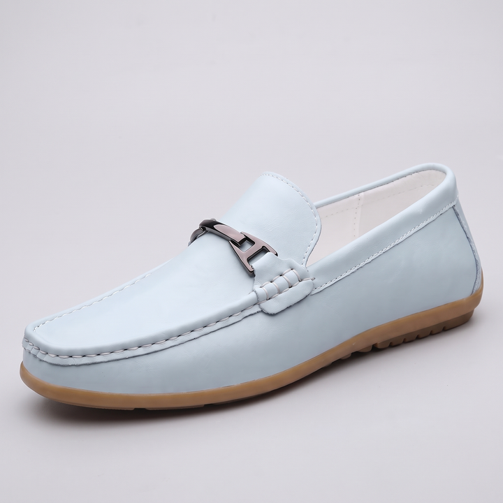 Elena | PU-Leather Buckle-Detail Comfort Loafers - Image 4