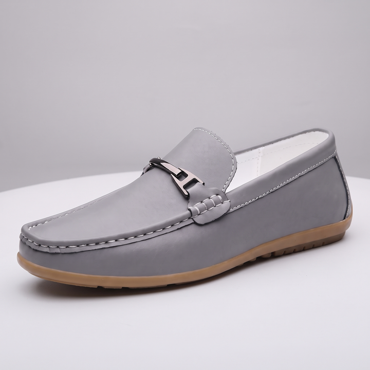 Elena | PU-Leather Buckle-Detail Comfort Loafers - Image 5