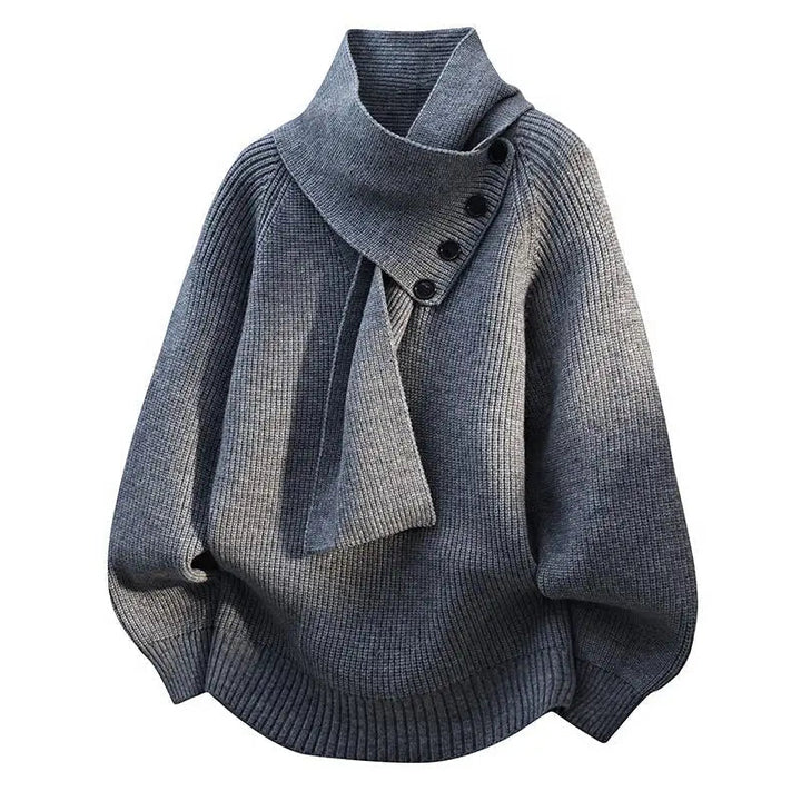 Seraphine | Maglione elegante da donna con collo a sciarpa
