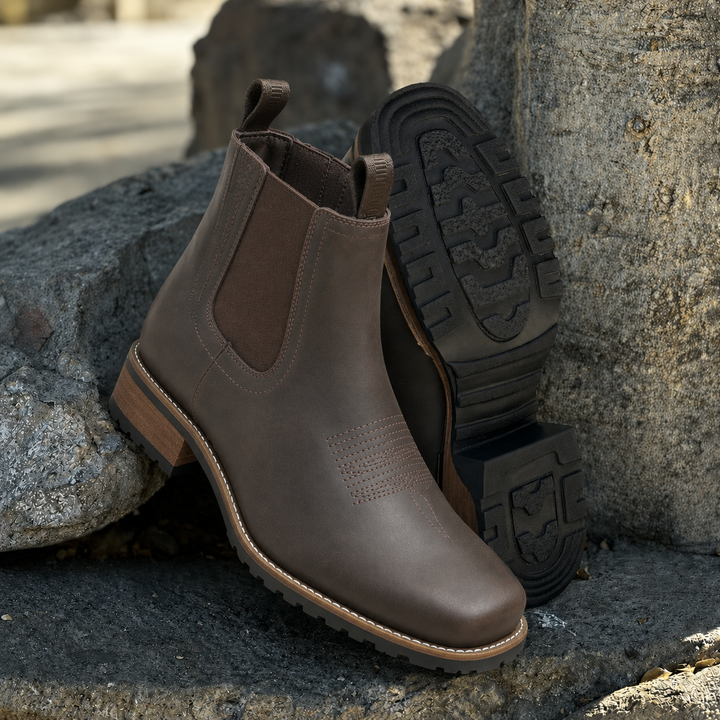 Maeve | Classic Leather Cowboy Boots