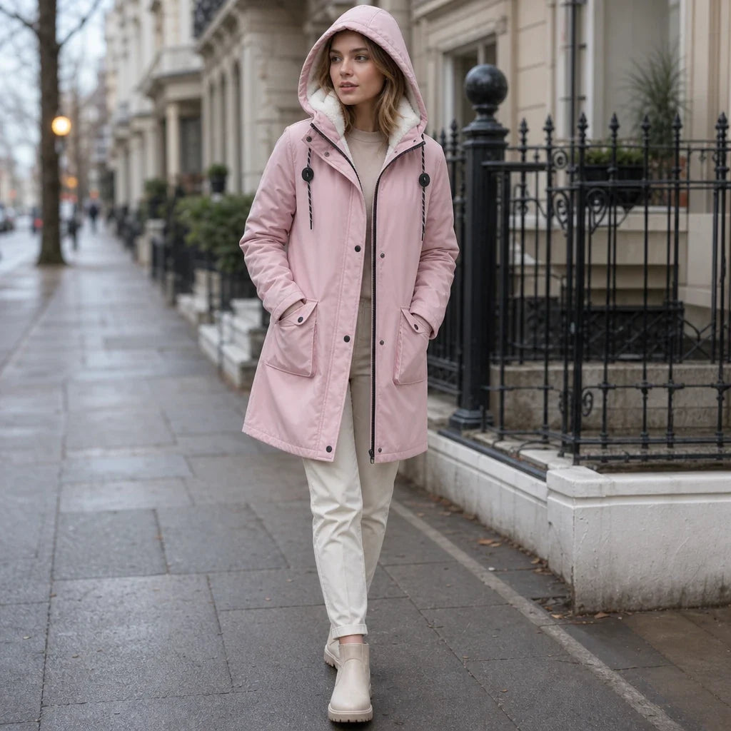 Everwarm | Long Hooded Parka for Women – Stylish Warmth