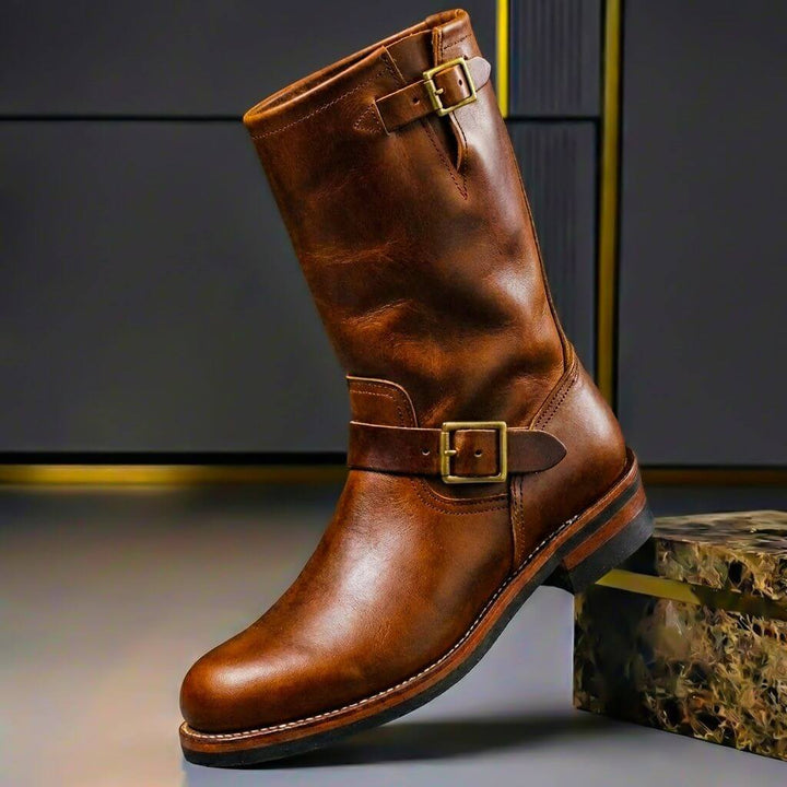 Bennett | Retro Leather Vintage Boots