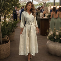 Colette | Collared Wrap-Waist Midi Dress