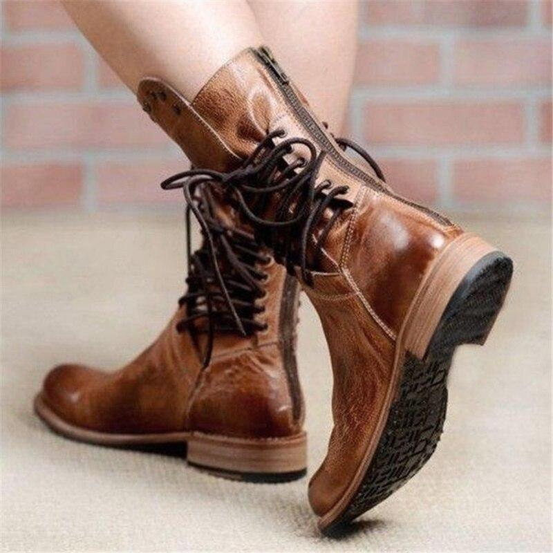 Novelle | Stivaletti western da donna rustici, con lacci
