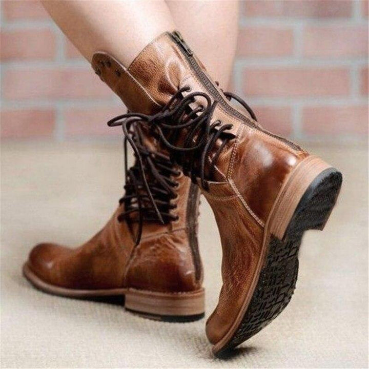 Novelle | Stivaletti western da donna rustici, con lacci